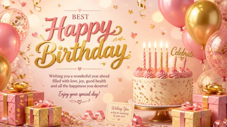 200+ Best Happy Birthday Wishes in 2026: Simple, Heartfelt & Unique