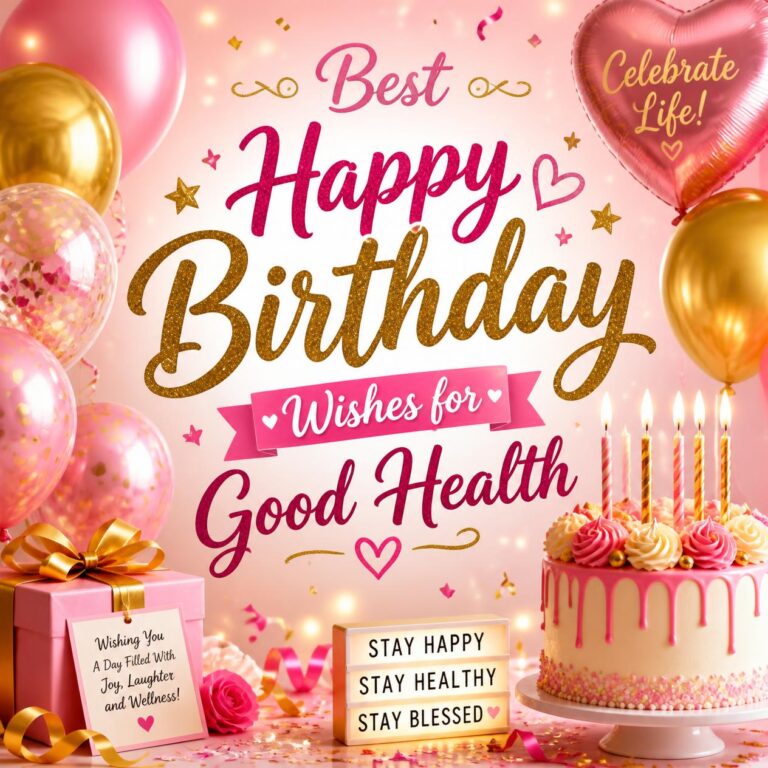 600+ Best Happy Birthday Wishes for Good Health in 2026