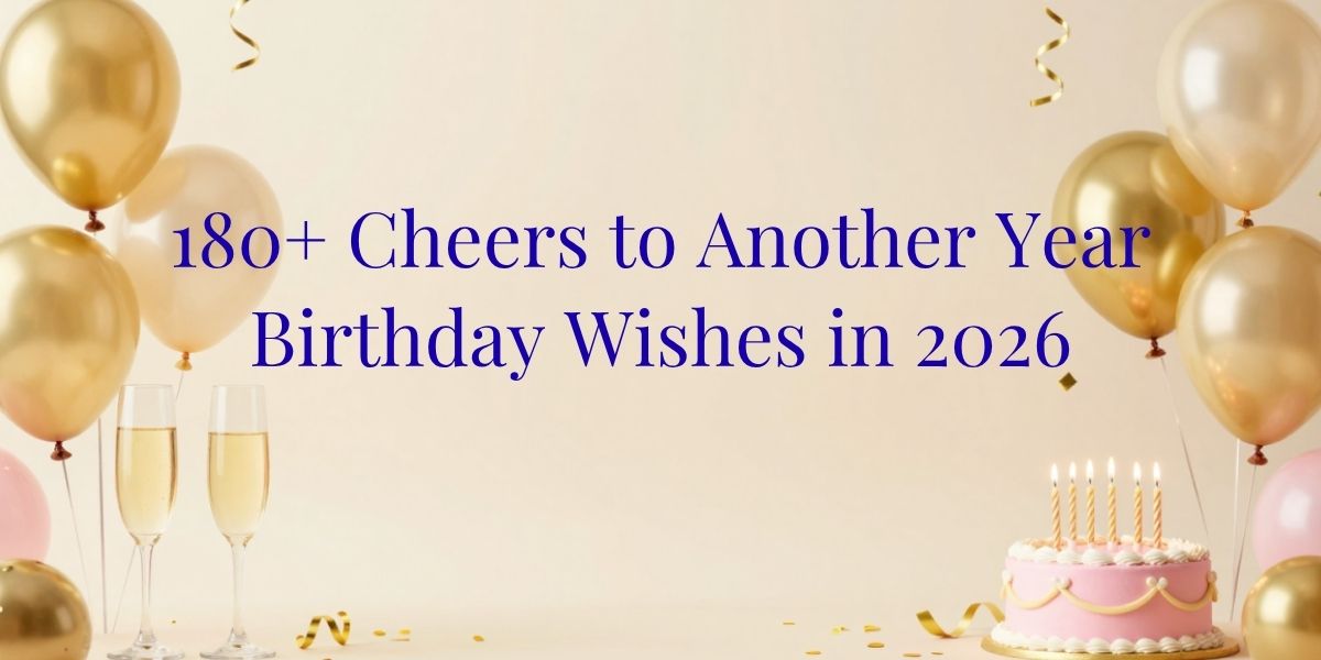180+ Cheers to Another Year Birthday Wishes in 2026