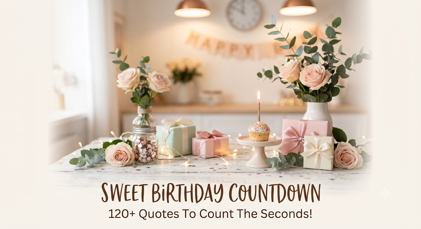120+ Sweet Birthday Countdown Quotes in 2026: Inspirational & Funny