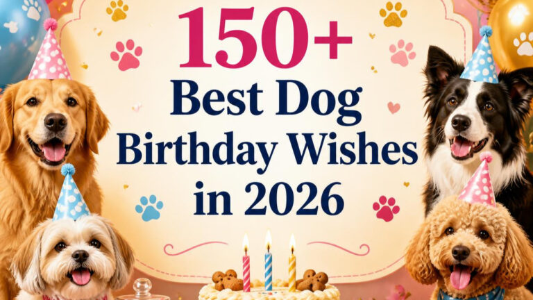 150+ Best Dog Birthday Wishes in 2026