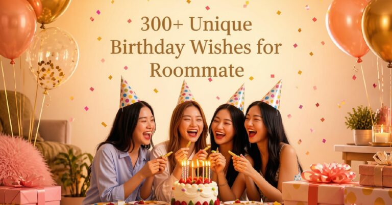 300+ Unique Birthday Wishes for Roommate in 2026