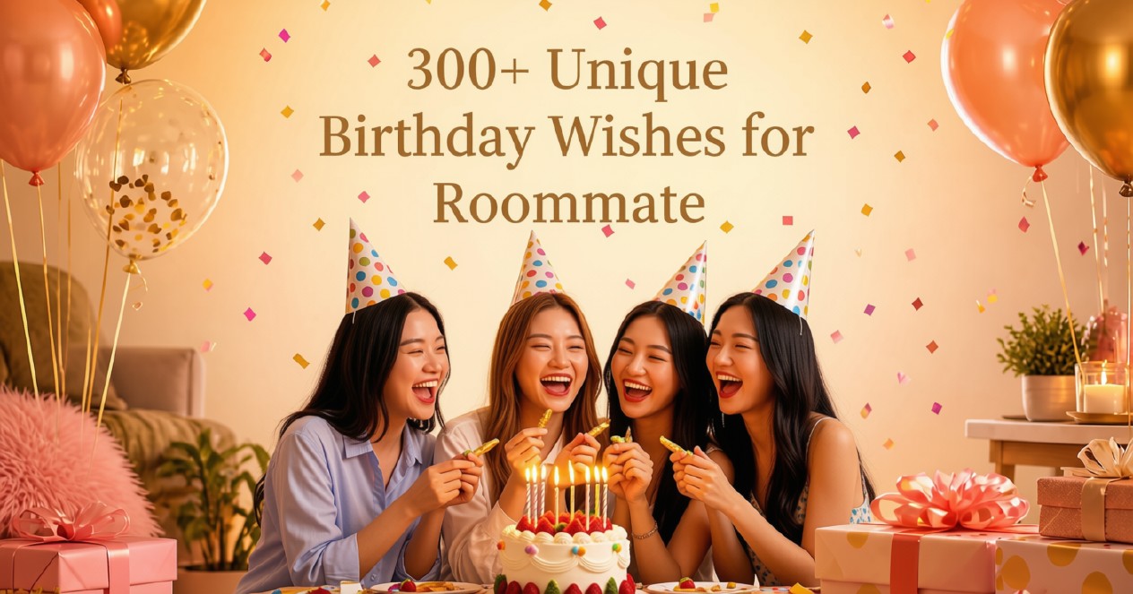 300+ Unique Birthday Wishes for Roommate in 2026